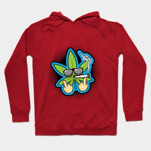 BAD ASS MARIJUANA LEAF Hoodie